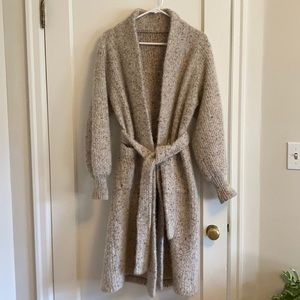 Na Nin vintage wool blend cardigan duster